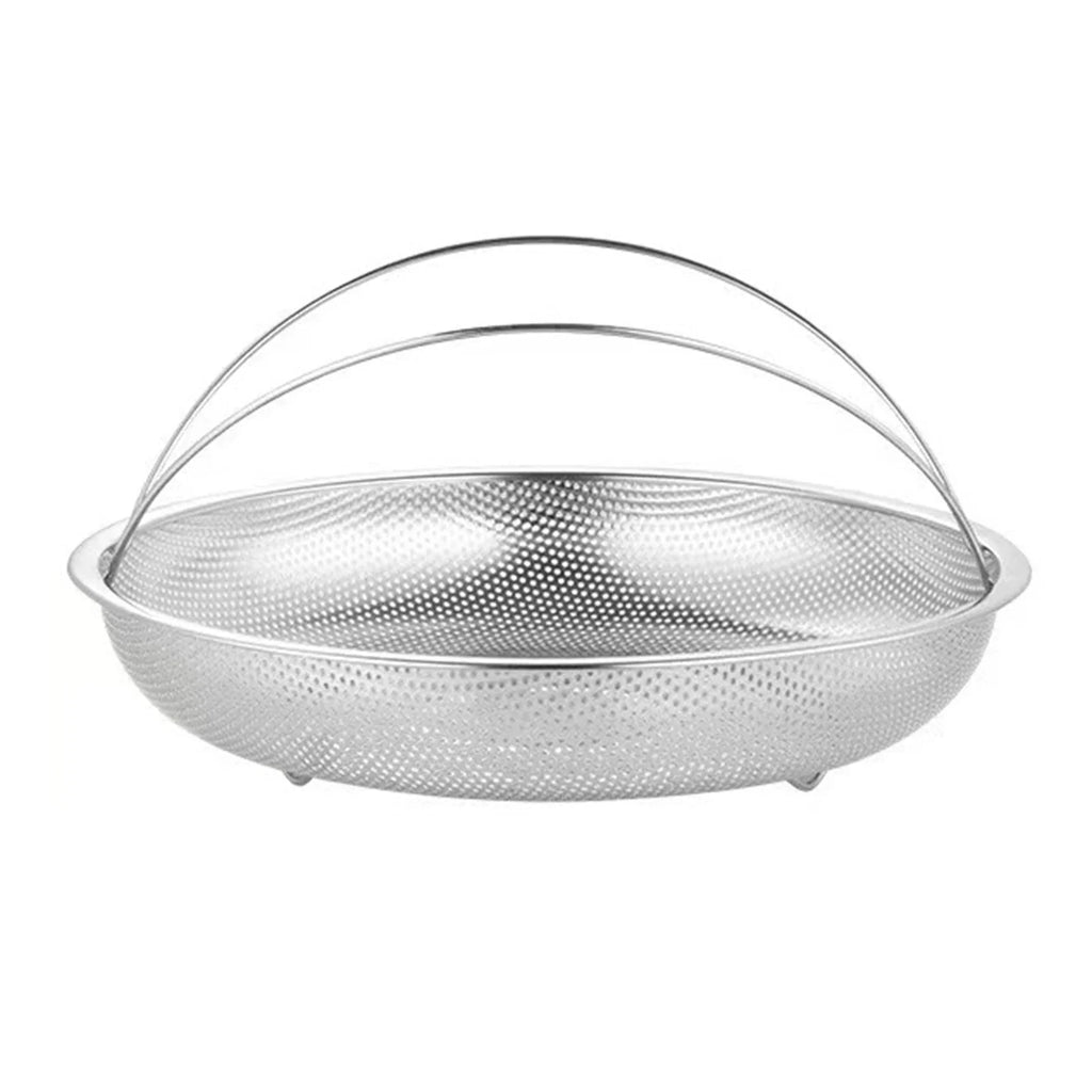 Stainless Steel Steaming Rack & Drain Basket | Multi-Use