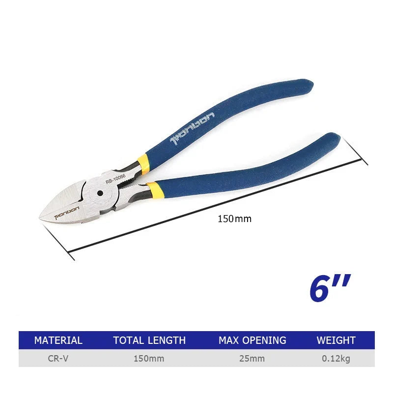 Zimir 5/6/7" Diagonal Cutting Pliers – Wire Stripper & Cutter