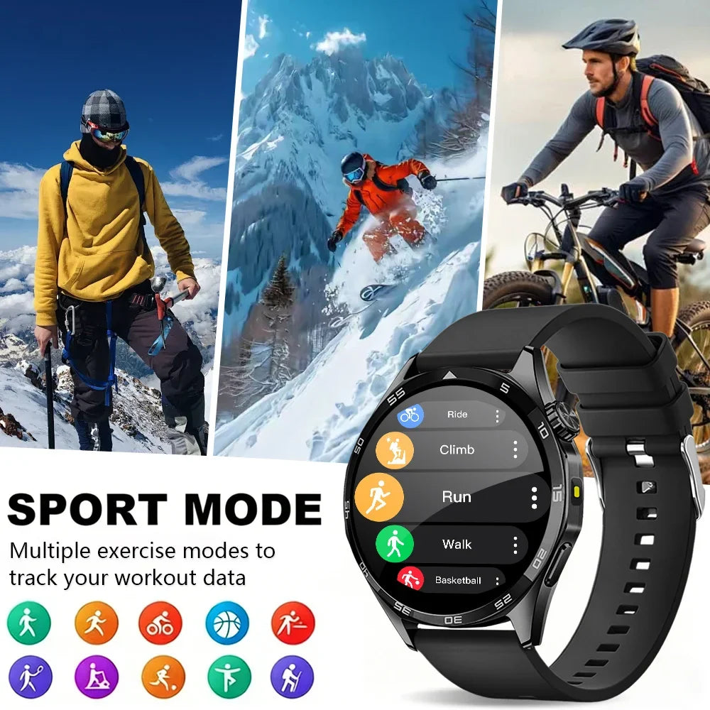 ERUN Men's Smartwatch | Fitness Tracker, Calling & HD Display