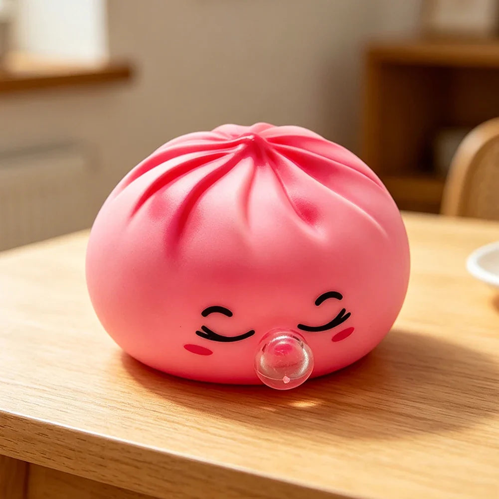 Bubble Spitting Baozi Squishy Fidget Toy – Dumpling Squeeze
