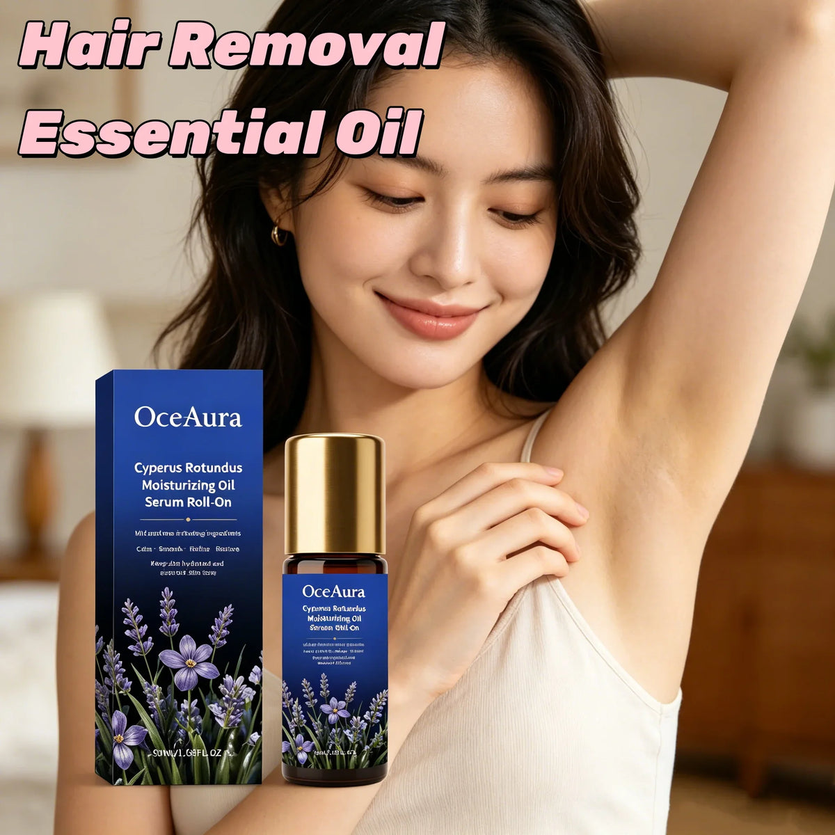 Roll-On Hair Removal Aftercare Oil – Organic Extract 50ml