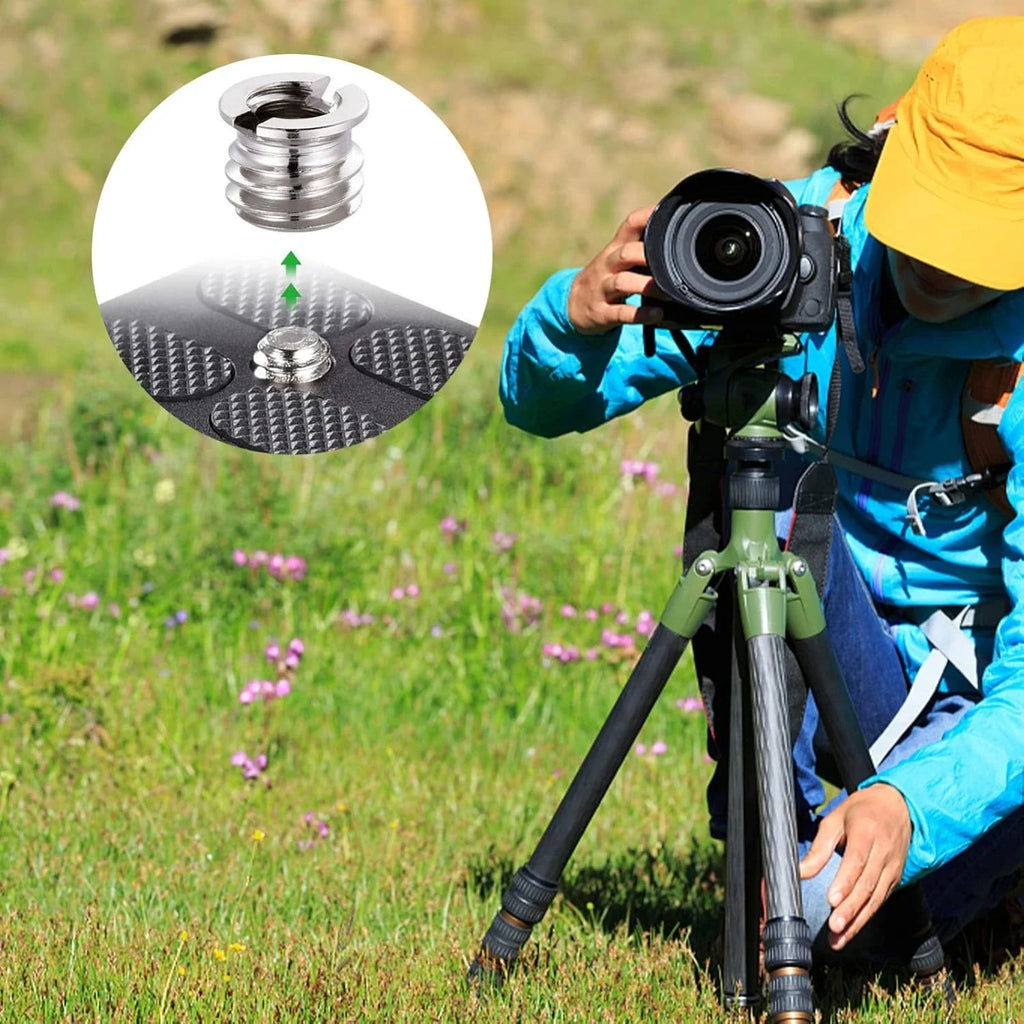 5-Pack 1/4 to 3/8" Camera Tripod Adapter Screws | VeFly