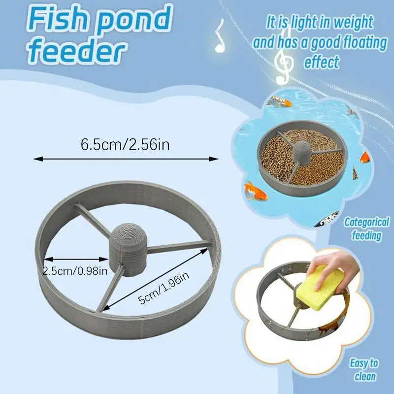 Aquarium Feeding Ring Floating Fish Round Shape Tank Accessories