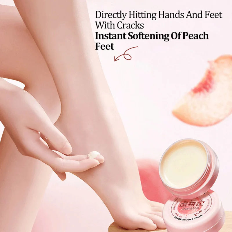 SADOER Peach Foot Cream – Heel Repair & Moisturizer 20g