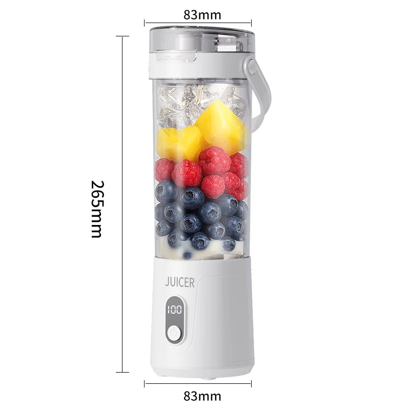 BALASHOV Portable Mini Blender – Rechargeable Fruit Juicer