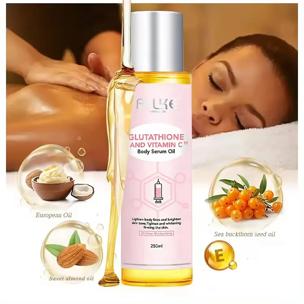 AILKE Vitamin C & Glutathione Brightening Body Oil 250ml