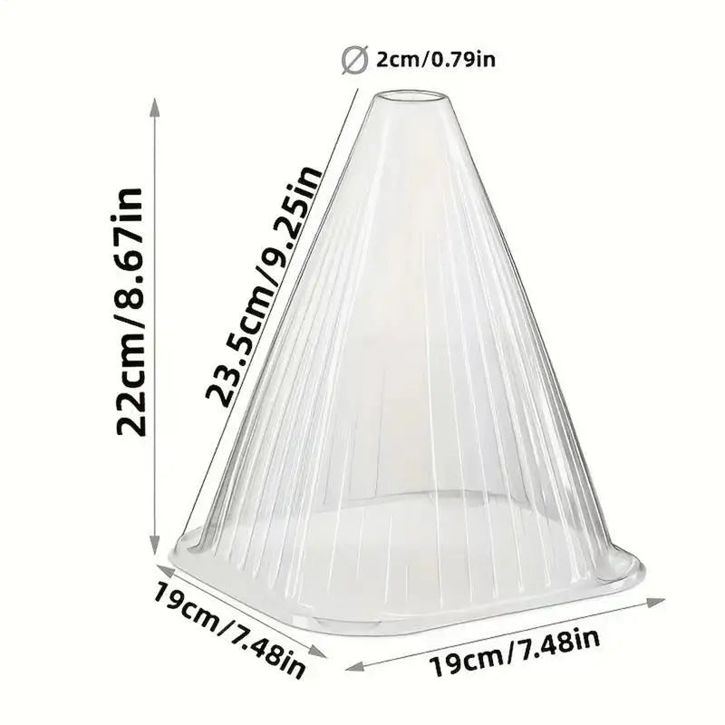 Garden Cloches Transparent Reusable Plant Protector Protective Cover
