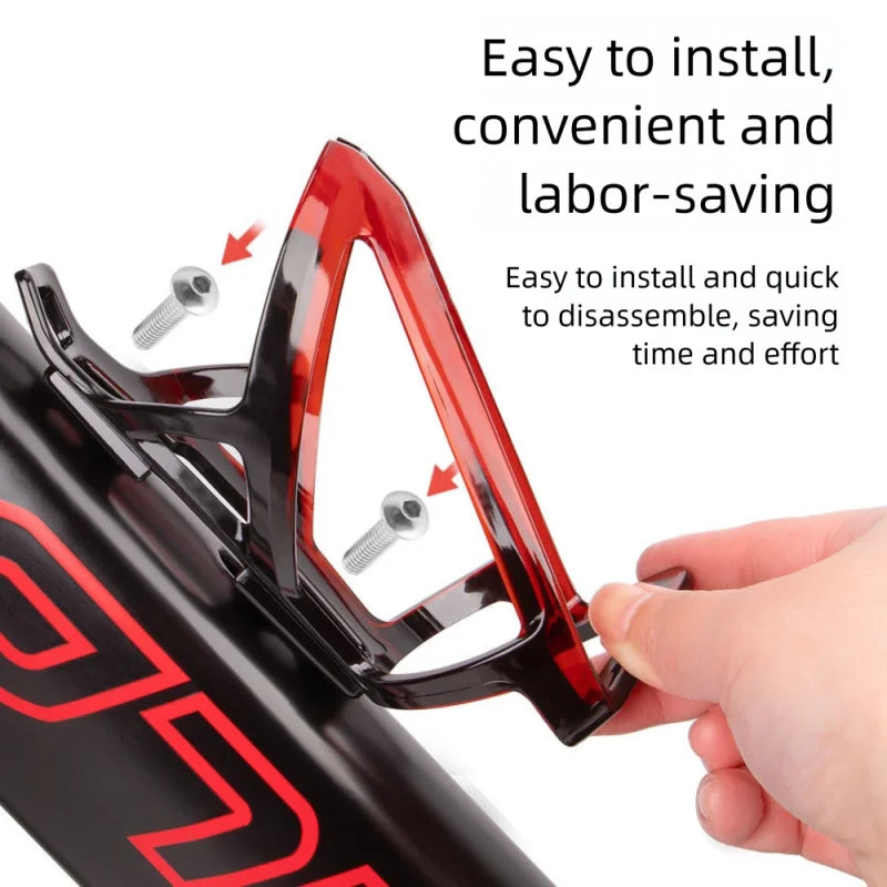 Colorful Gradient Bike Water Bottle Holder – Lightweight Cage