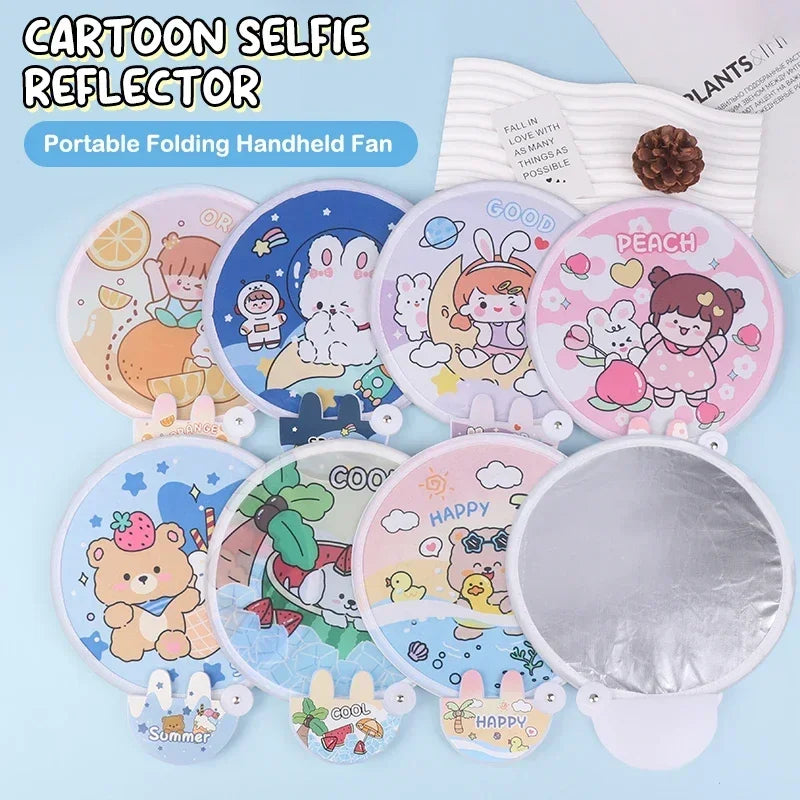 Mini Handheld Folding Fan – Portable Chinese Style Summer Fan