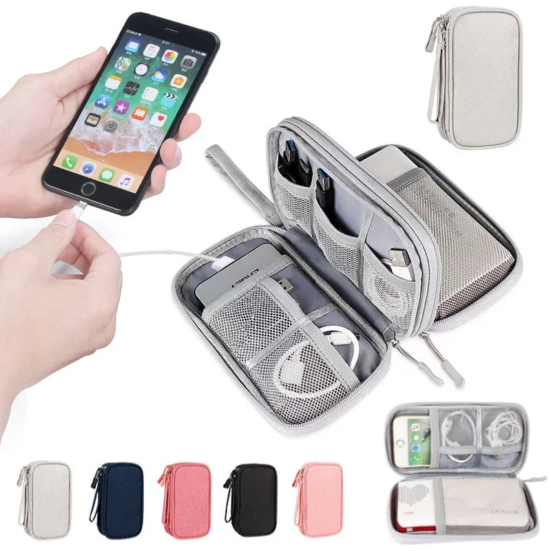 Multi-layer Digital Accessory Storage Bag Dust Proof Power Supply