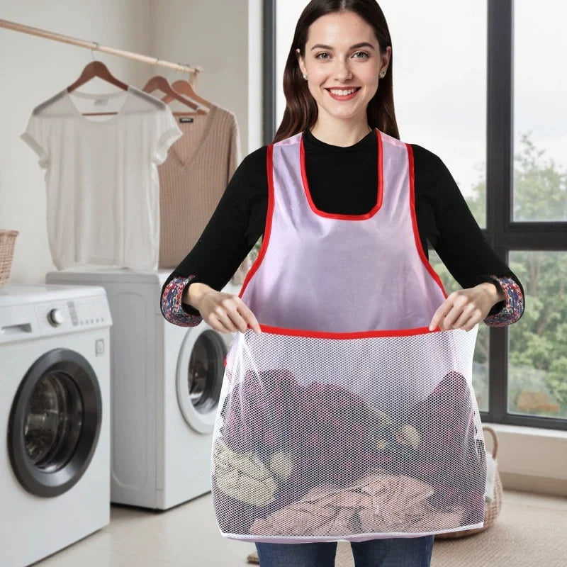 Portable Laundry Drying Apron with Bag – Waterproof & Light