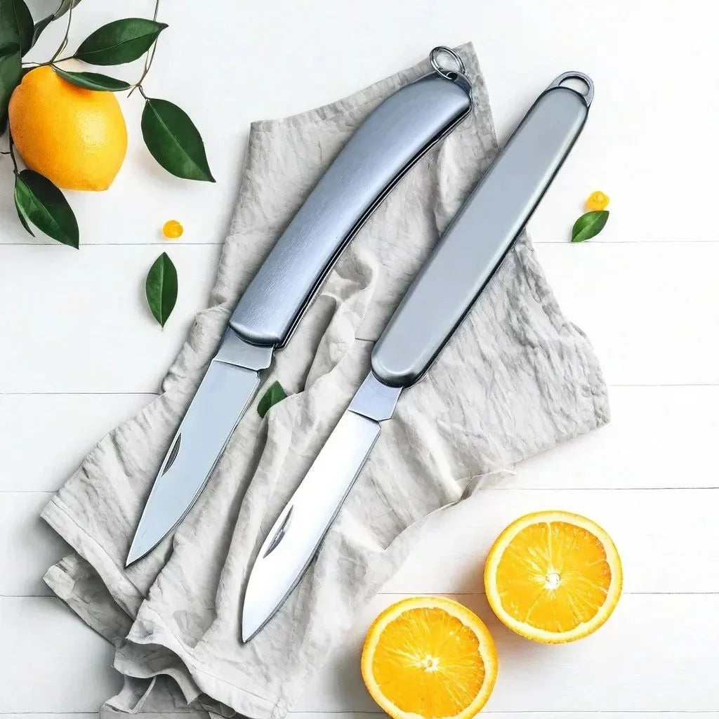 Stainless Steel Mini Pocket Fruit Knife – Camping & Kitchen