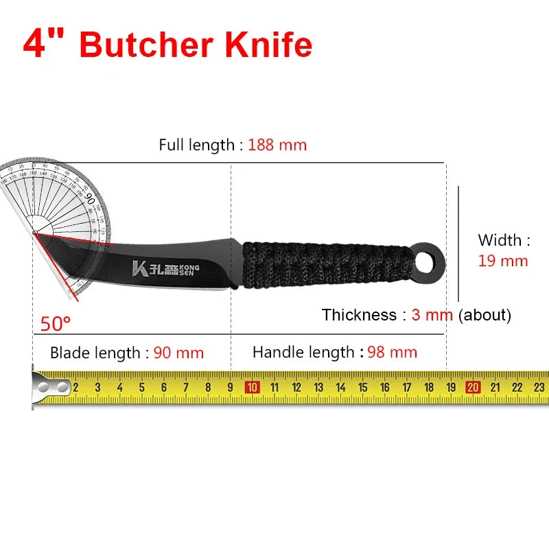 InLeung Hand-Forged Boning Cleaver Chef Knife – Stainless Steel