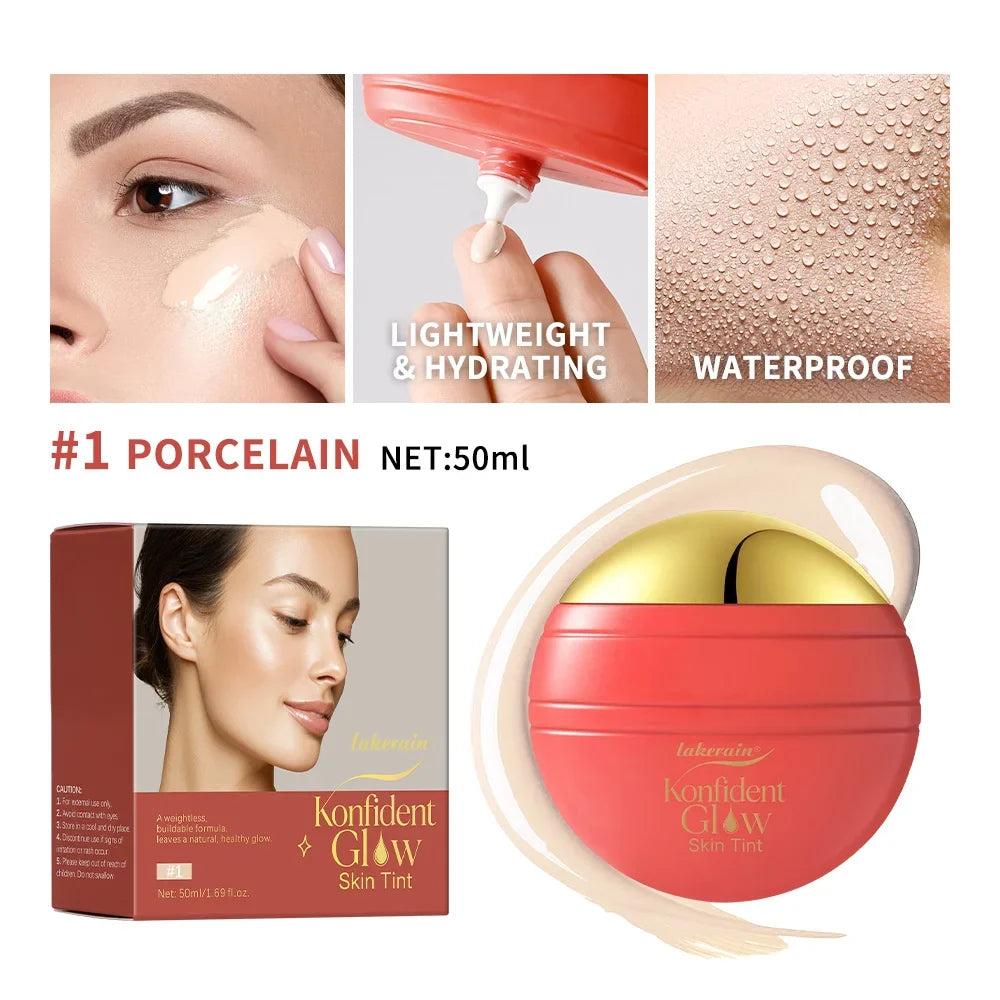 Konfident Glow Skin Tint Foundation – Waterproof, Hydrating, 30ml