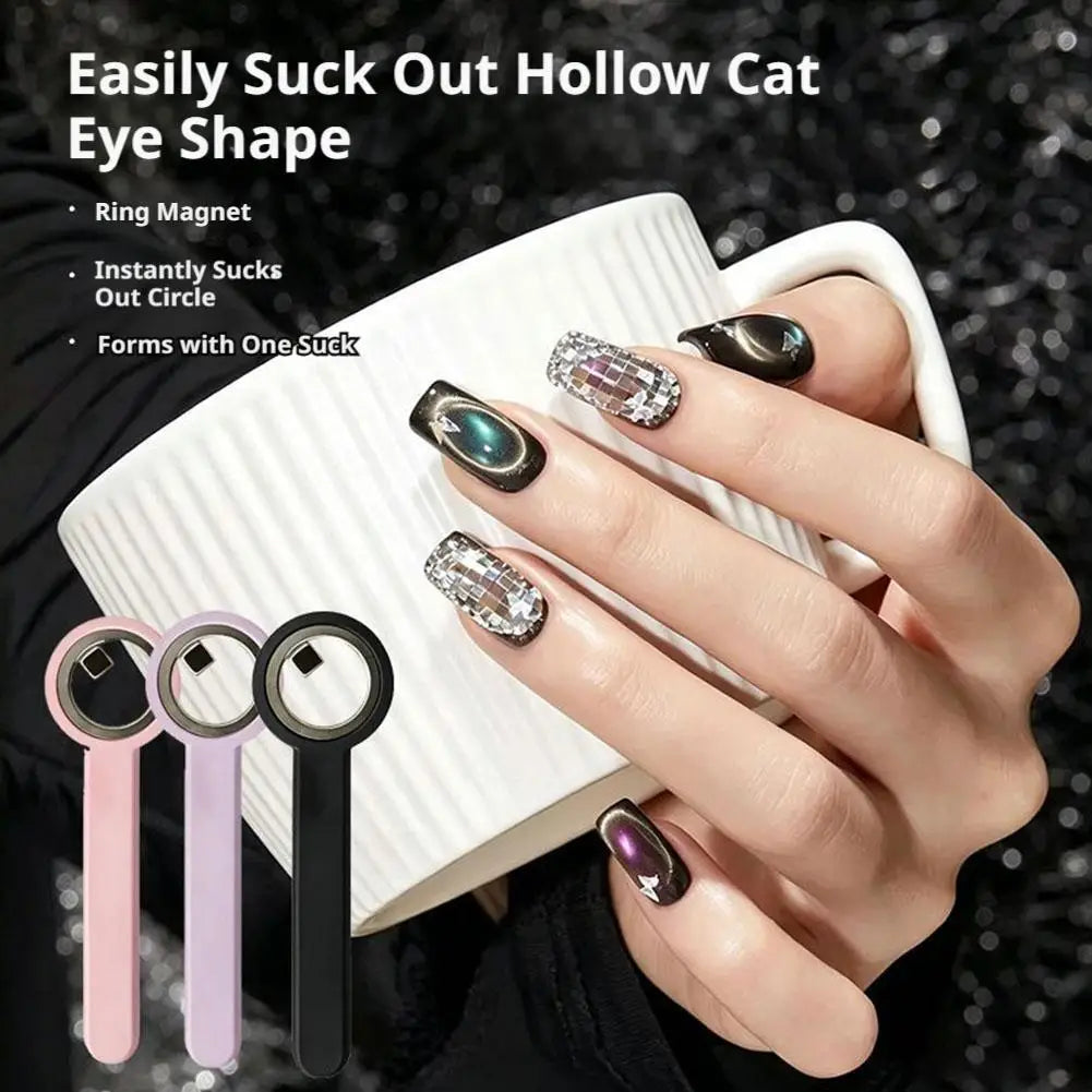 Halo Cat Eye Nail Magnet Ring Handle Magnetic Art Tool Cat-eye Gel