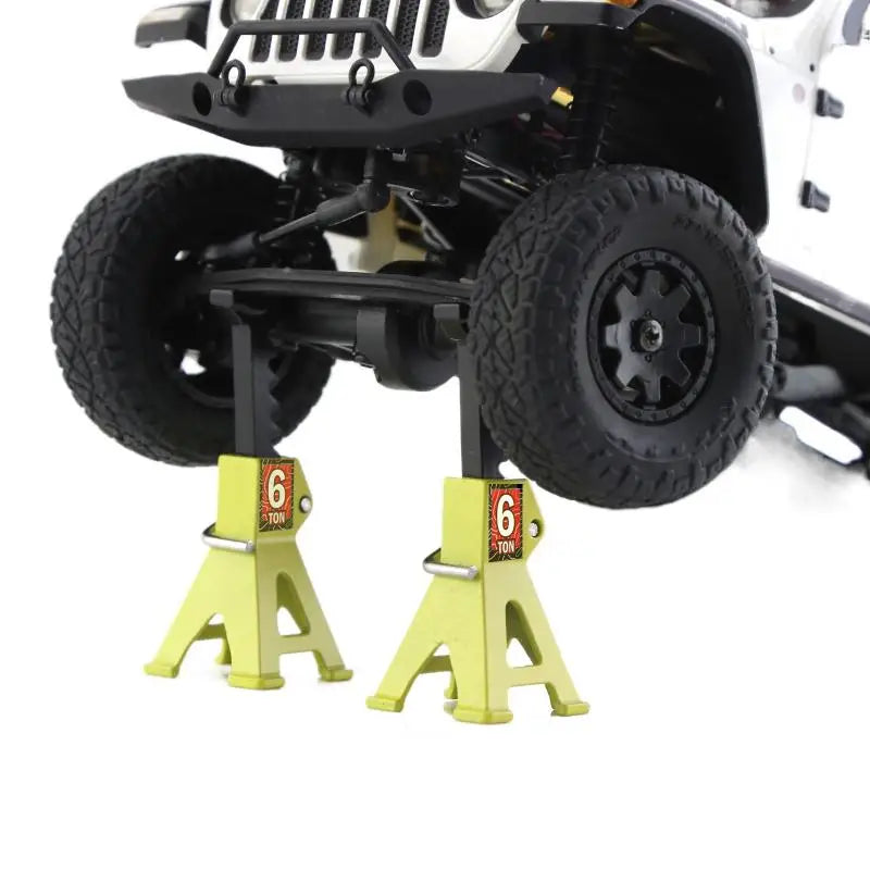 RC Car Scale Jack Stands – Metal Lift for 1/24 & 1/18 Models