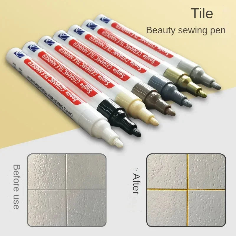 Tile Grout Repair Pen – Waterproof Seam Marker Set (2 Pack)