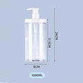Refillable Pump Dispenser Bottle – Clear PET 500ml & 1000ml