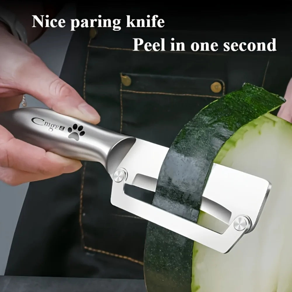 PLYS Stainless Steel Peeler – Sharp Heavy-Duty Kitchen Tool