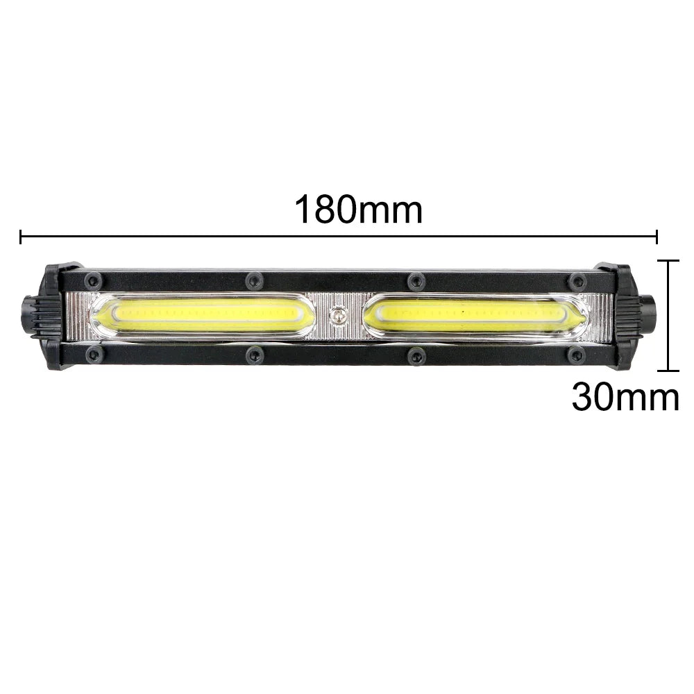 AINYSZIN 18W LED Work Light Bar 6500K IP67 – Truck SUV Off-Road