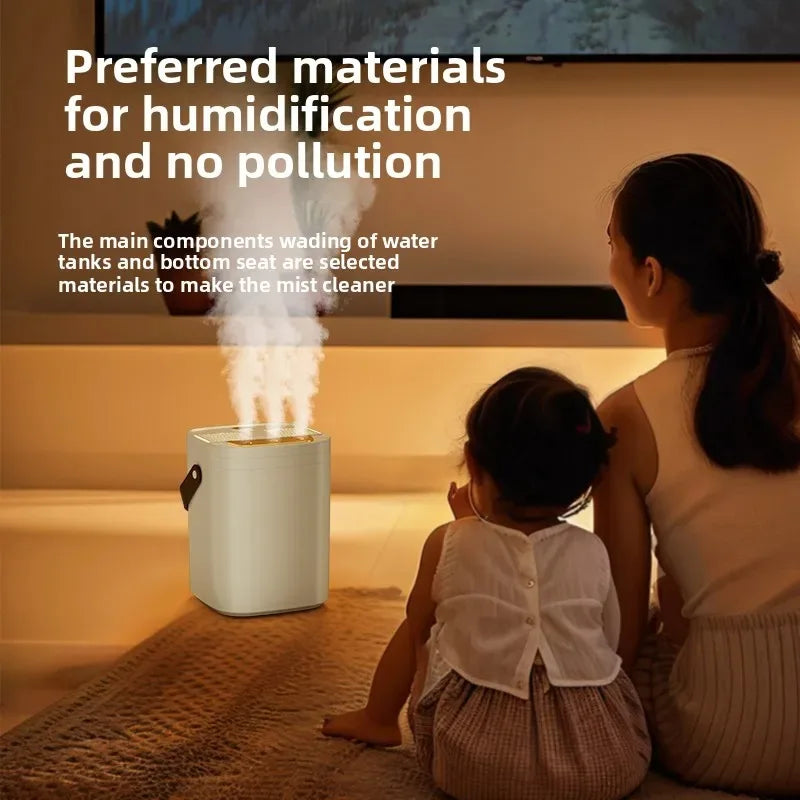 1.8L Night Light Humidifier & Essential Oil Diffuser | 3 Spray