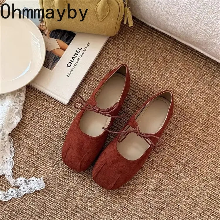 Women's Mary Jane Ballet Flats – Slip-On Dress Shoes