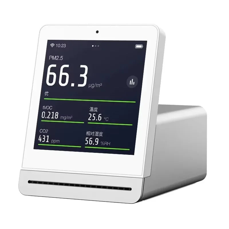 Qingping Air Detector Temperature Humidity Sensor Touch Screen