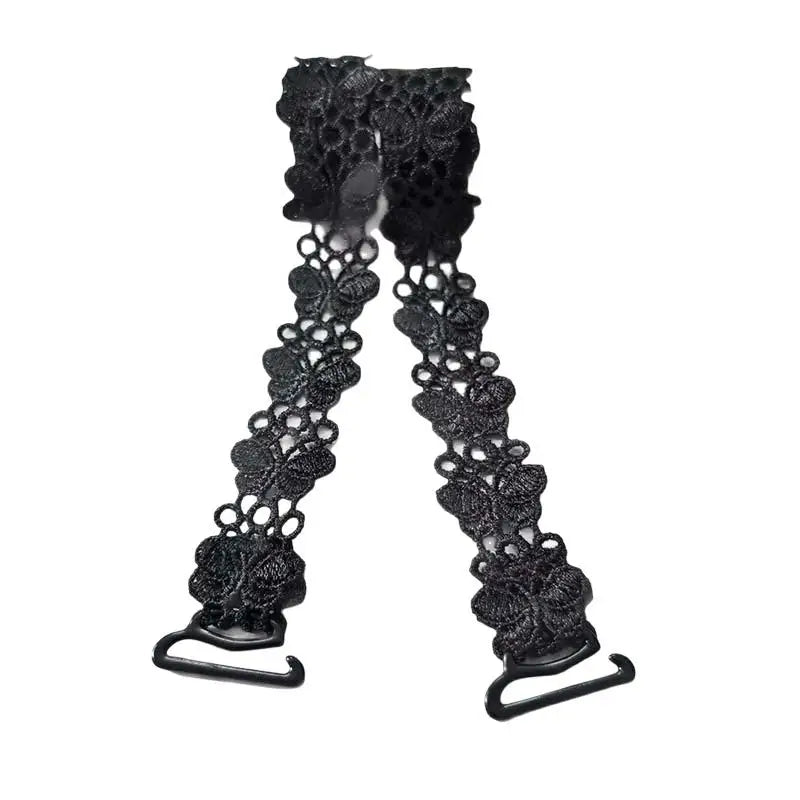 Women's Lace Embroidered Bra Straps – Adjustable & Detachable