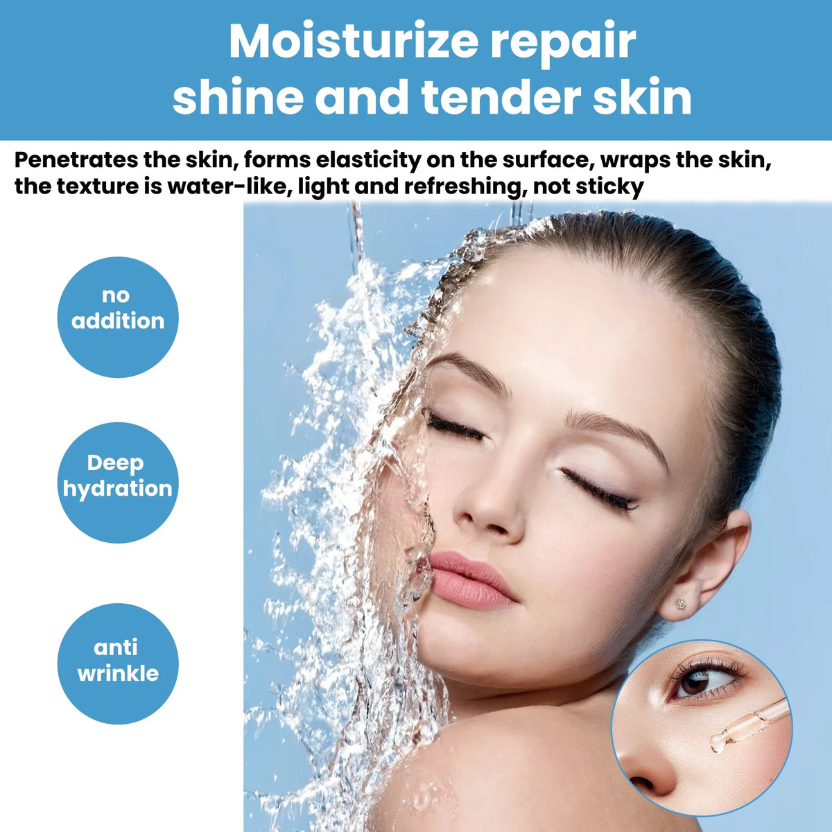 OUHOE Hyaluronic Acid Facial Serum – Firming & Brightening 15ml