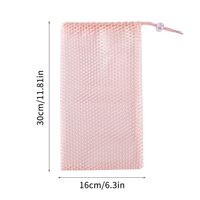 Drawstring Ballet Bag – Mesh Pointe Shoe Storage for Dancers