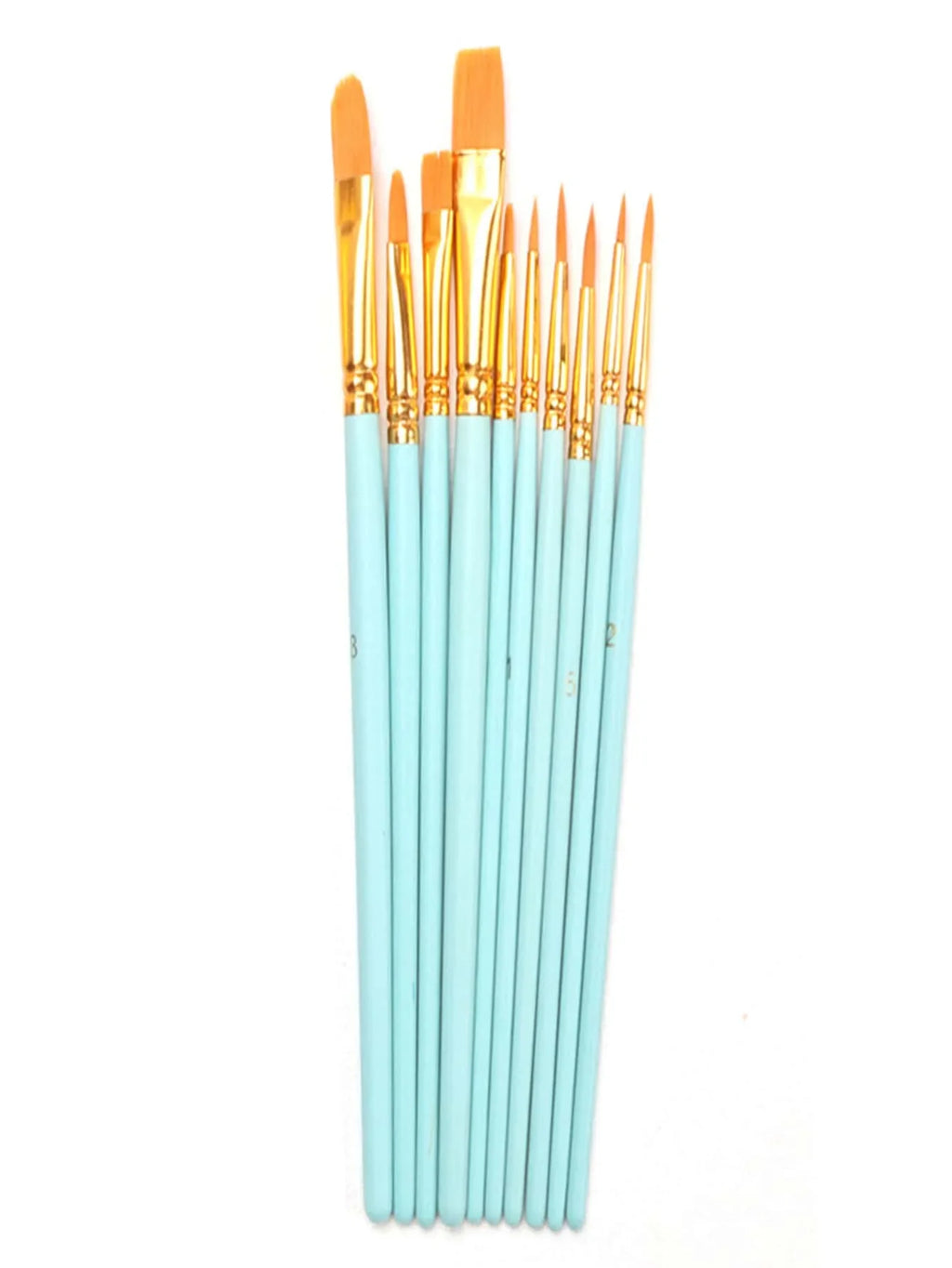 Professional Acrylic Paint Brush Nylon Hair Brushes All Purpose Oil