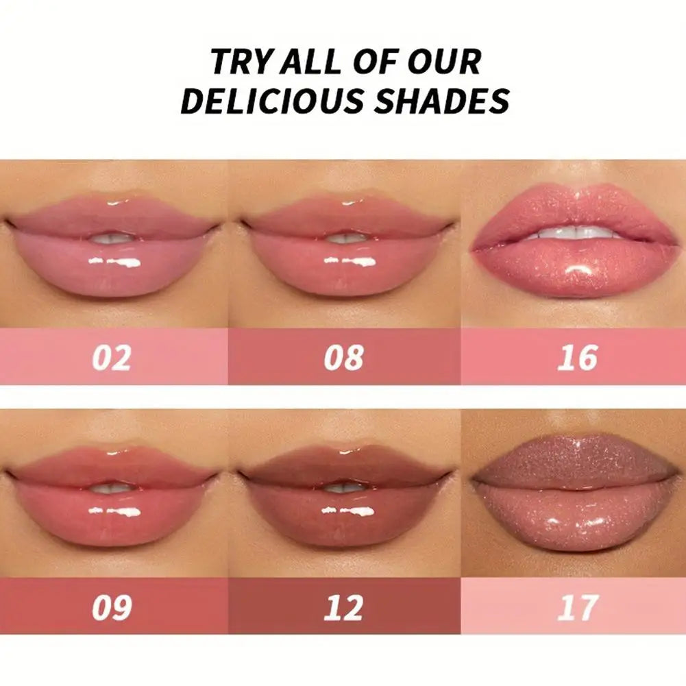 Mirror Pearl Lip Gloss – 6 Shades, Shimmer & Long-Lasting