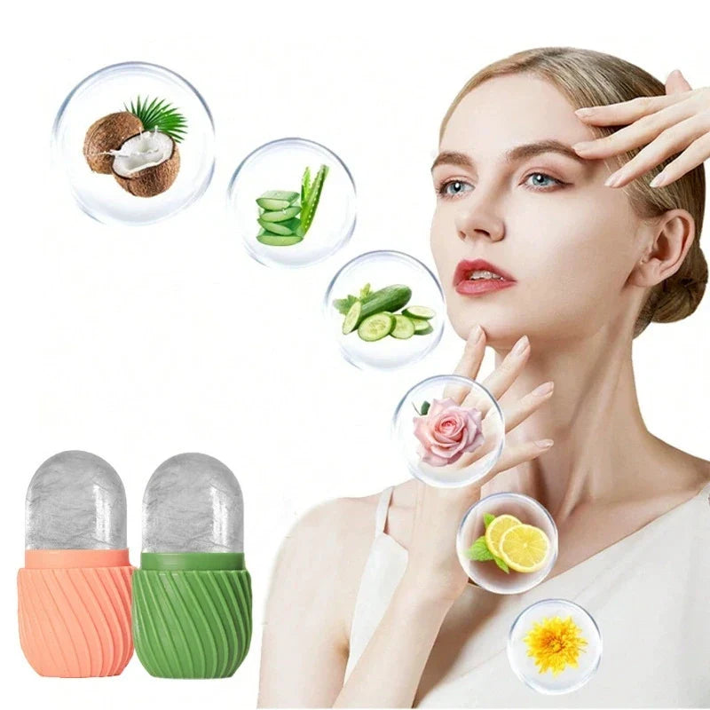 Silicone Ice Face Roller Mold – Reusable Skin Care Ice Tray