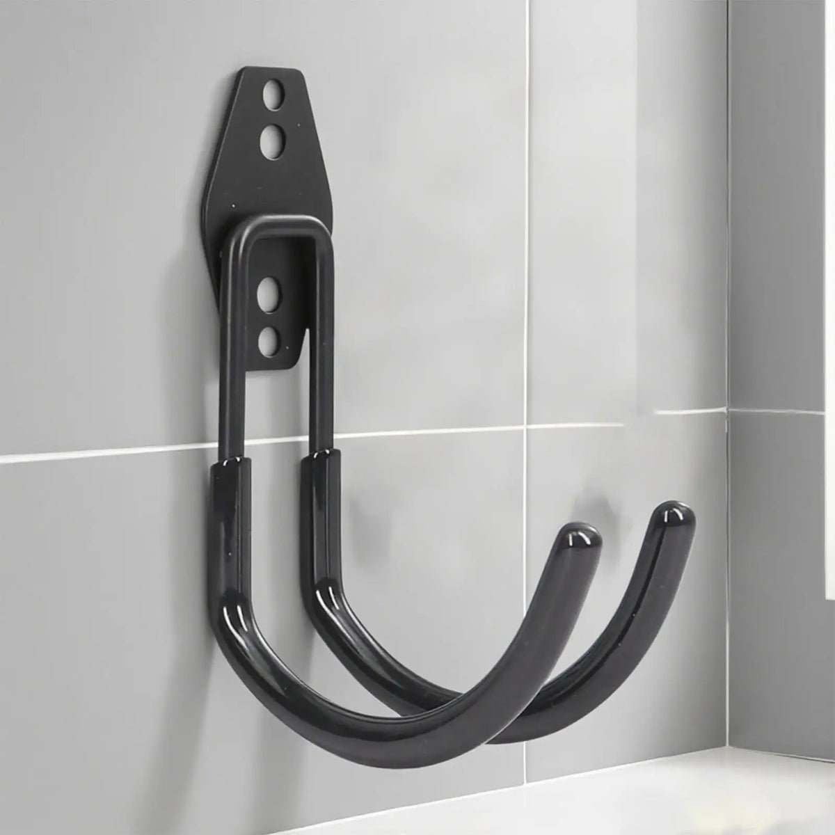 J-Type EV Charger Holder – Wall Mount Cable Organizer