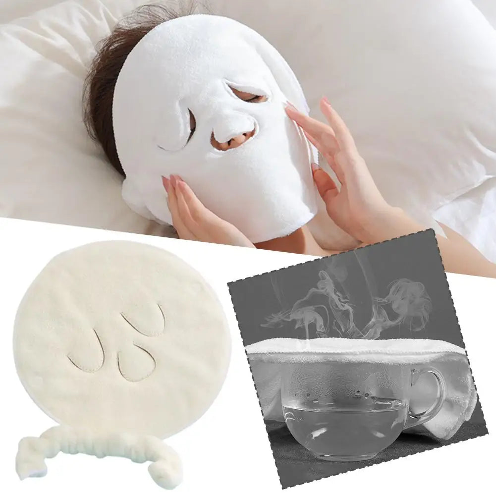 Hot & Cold Compress Facial Towel – Soft Skin-Friendly Beauty Tool