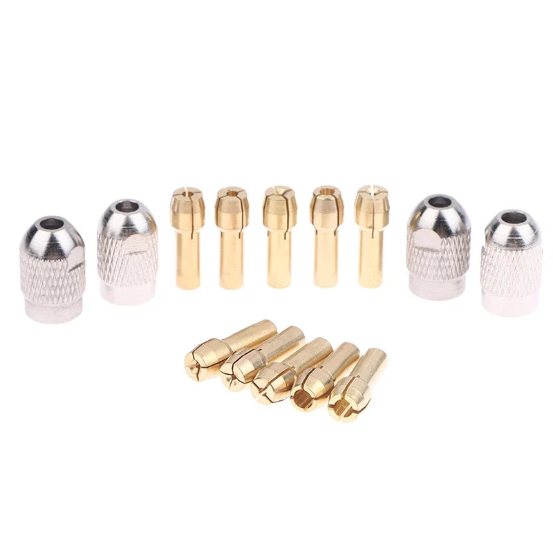 M8 M7 Nuts Drill Chucks Adapter Mini Chuck Micro Collet Brass Power