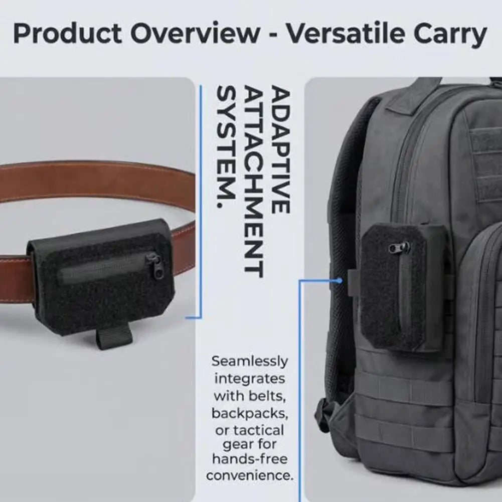 Anti-Theft Hidden Travel Waist Pouch | Secure Belt Bag