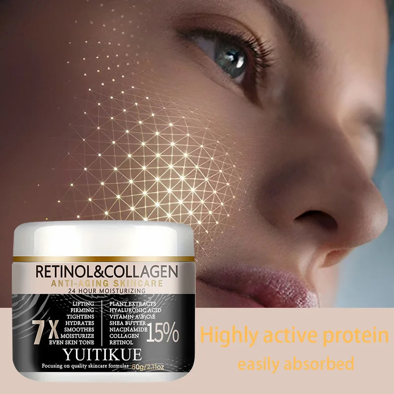 YUITIKUE Retinol Collagen Face Cream – Anti-Aging & Hydrating