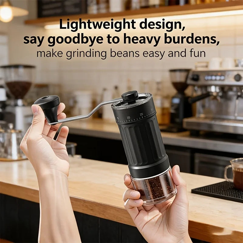 Manual Conical Coffee Grinder – 40 Settings, Portable, 35g