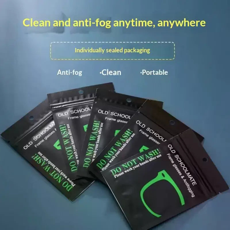 10-Pack Anti-Fog Microfiber Lens Cleaning Cloths for Glasses
