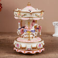 Luminous Carousel Music Box Little Girl Princess Classmate Heart