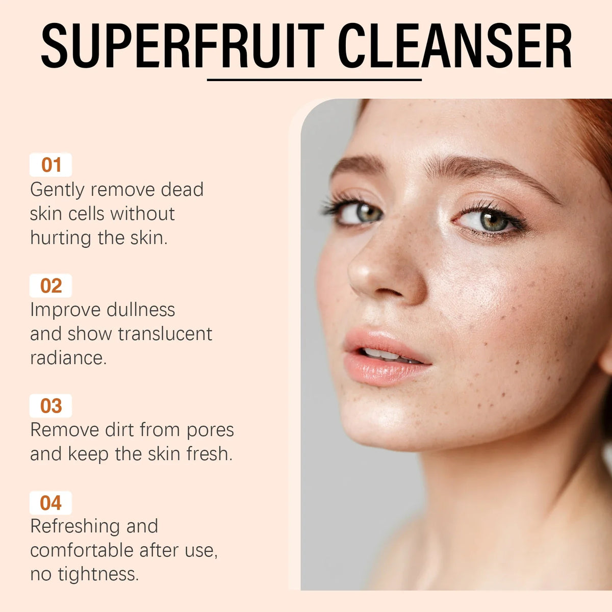 OceAura Papaya Exfoliating Facial Cleanser 100ml | Brighten Skin