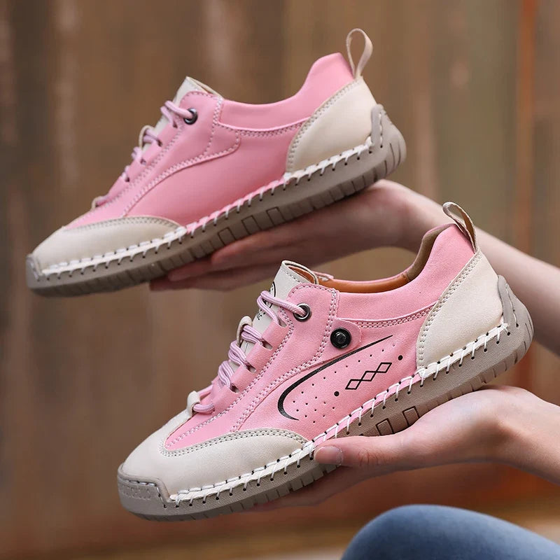 AZGB Women's Lightweight Hand-Sewn Casual Walking Shoes