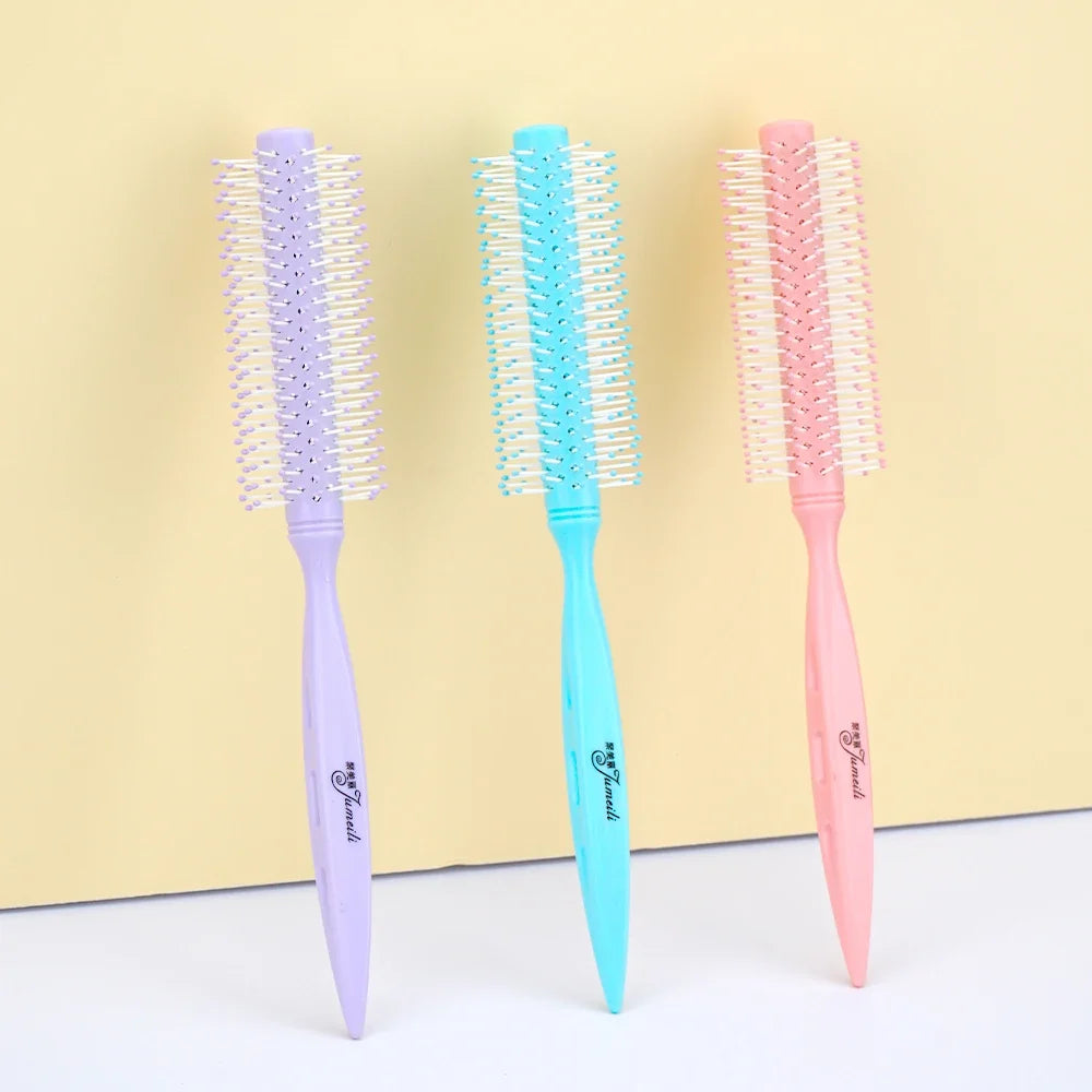 Macaron Cylinder Curling Comb – Anti-Static Hair Styler