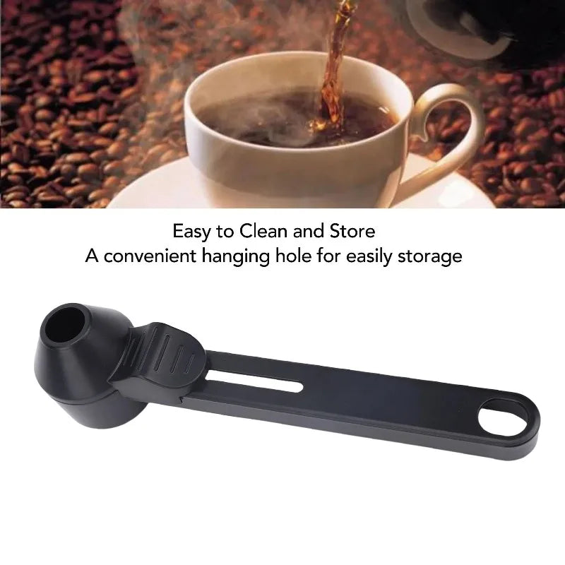 Coffee Scoop Funnel for Reusable Pods – 2 Tbsp Measuring Spoon
