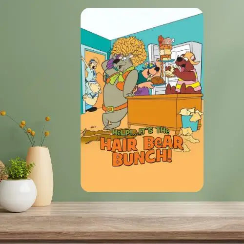 Hair Bear Bunch Classic TV Show Metal Poster Sign – Retro Decor