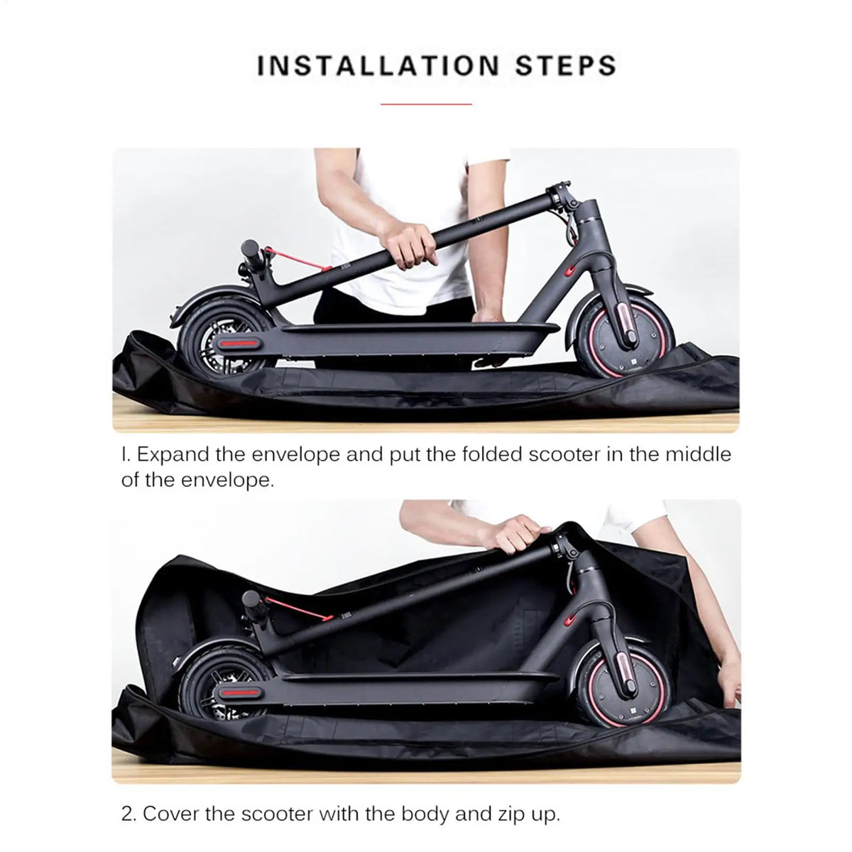Folding Electric Scooter Carry Bag Waterproof E-scooter Storage Cover
