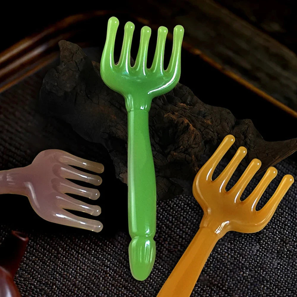 5-Finger Scalp Massager Comb for Relaxation & Hair Growth