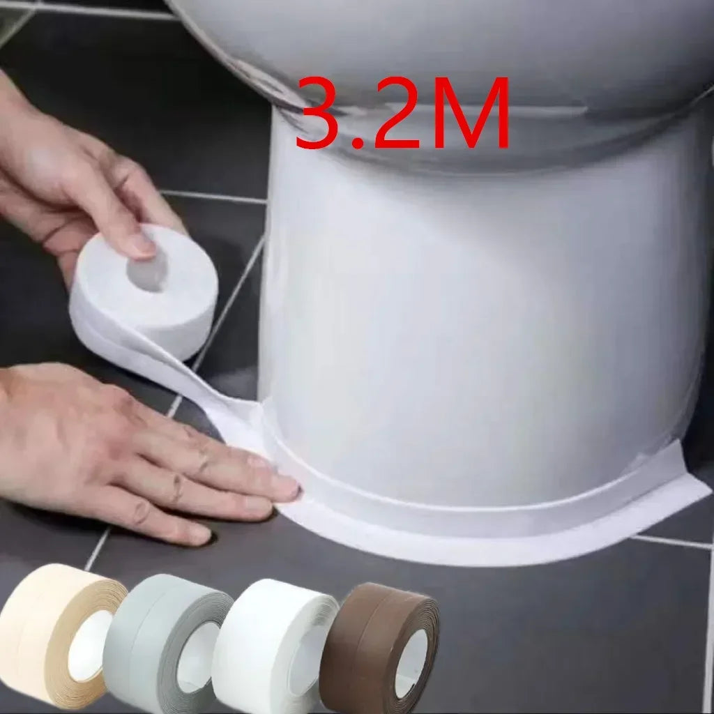 Waterproof PVC Caulk Seal Strip for Kitchen & Bathroom