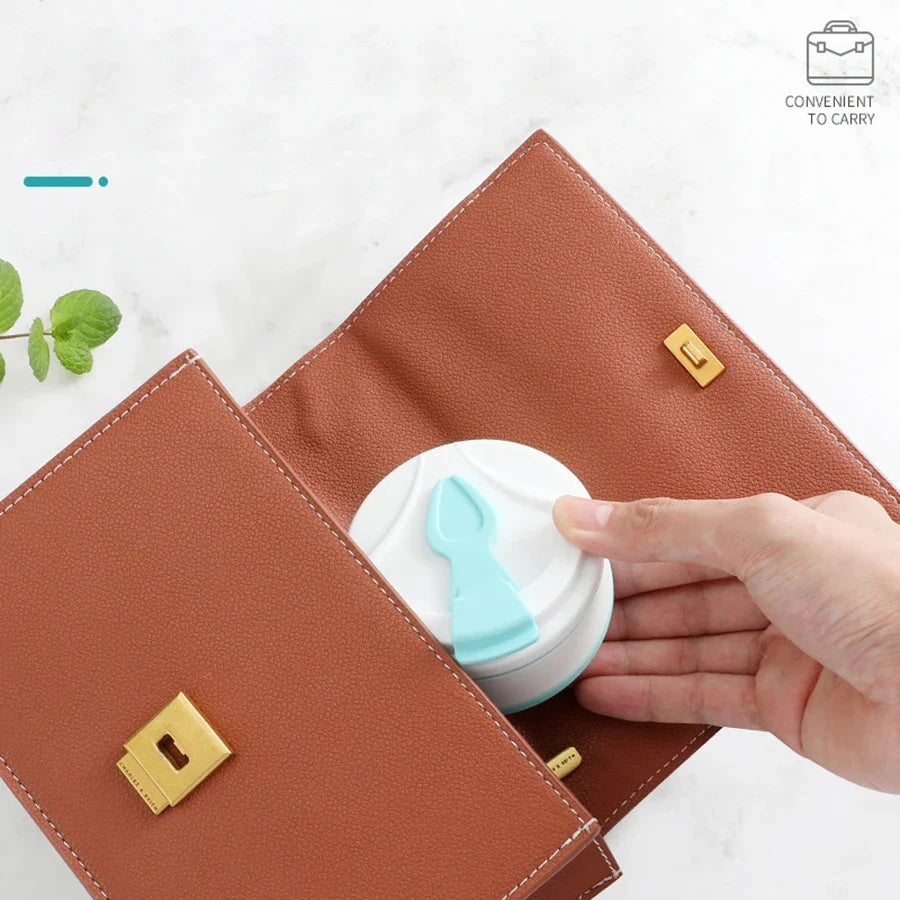 350ml Foldable Silicone Travel Cup with Lid | BPA-Free Reusable